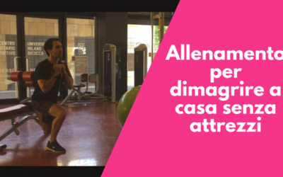 Allenamento per dimagrire a casa senza attrezzi